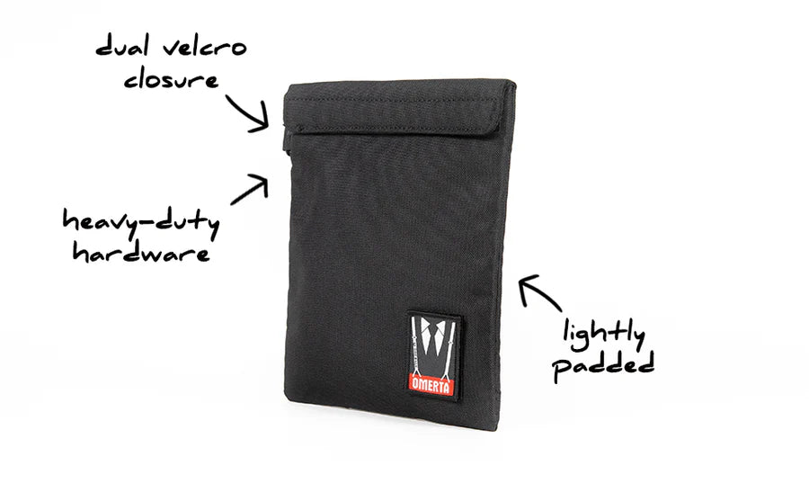 Dime Bags: "Capo" Smell Proof (Black - Size: 7")