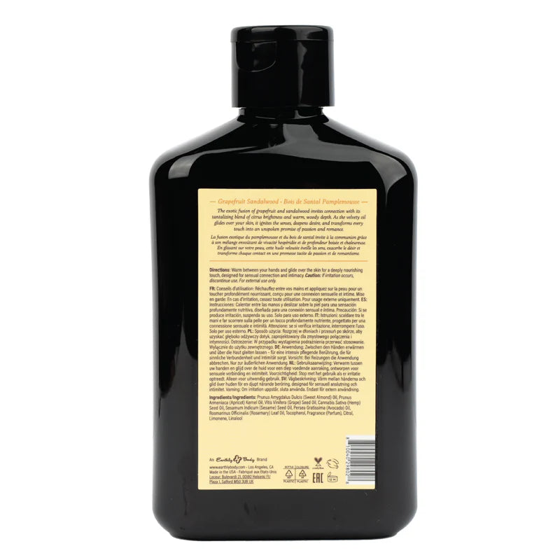 Earthly Body at Night Massage-Grapefruit Sandalwood 8.4oz