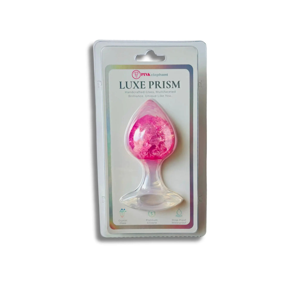 Luxe Prism Anal Plug - Large - Pink