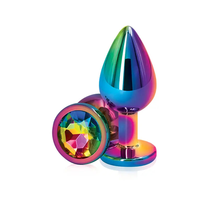 Rear Assets Gem Plug Rainbow-Medium Round