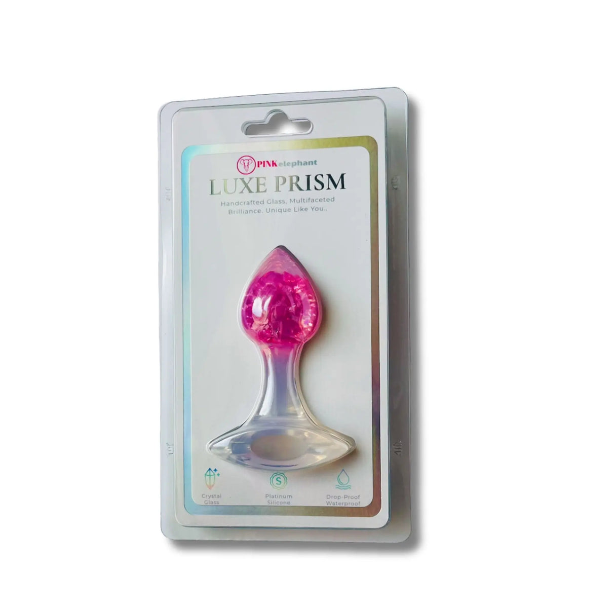Luxe Prism Anal Plug - Small - Pink