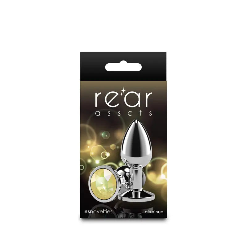 Rear Assets - Silver, Small, Yellow Gem
