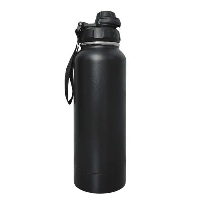 720ml Thick Thermos w/ Hidden Stash (Black)