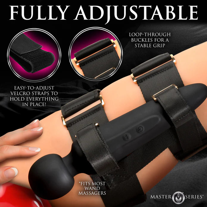 MS Forced Orgasm Wand w/Thigh Strap