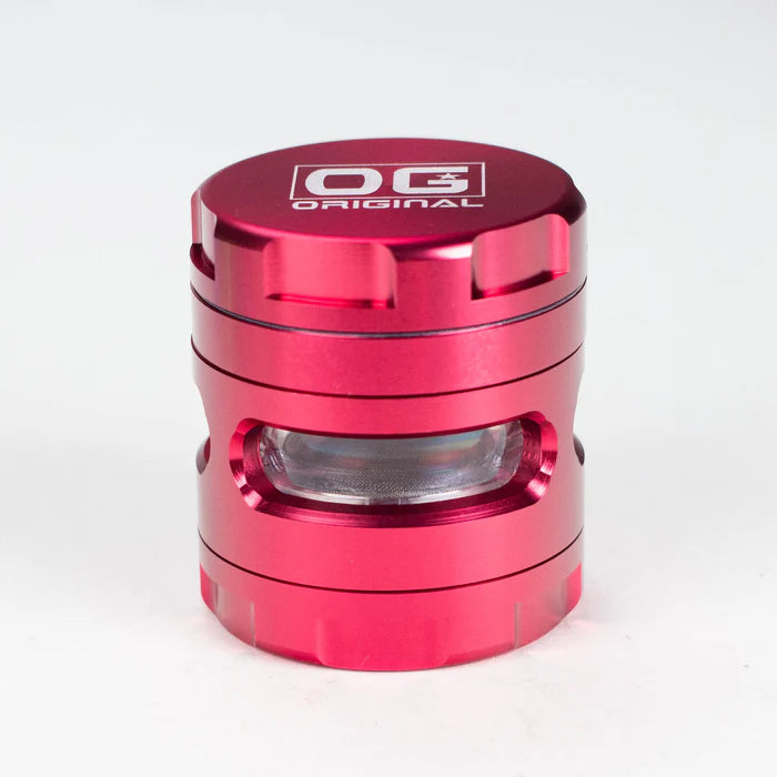 OG Original: 4pc "Window" Grinder (Red)