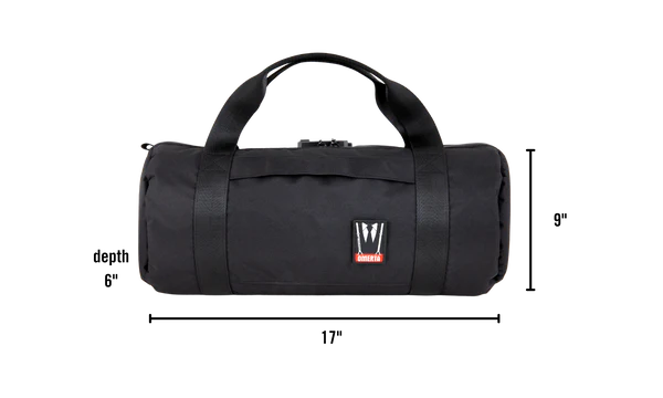 Dime Bags: "Brigata" Smell-Proof/ Lockable (Black - Size: 17")