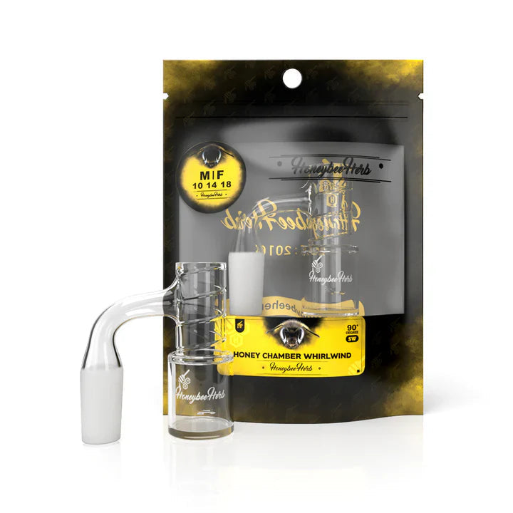 Honeybee Herb: (Black) Honey Chamber Whirlwind (14mm - 90°)