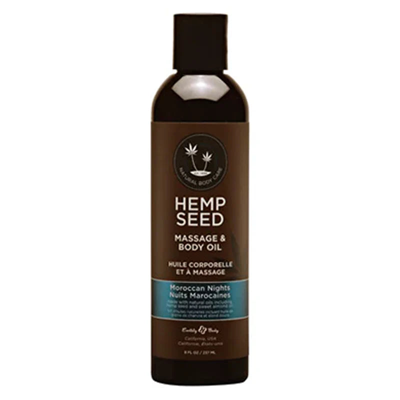 Earthly Body Hemp Massage Oil Moroccan Nights