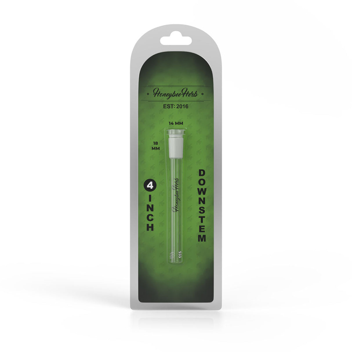 Honeybee Herb: Downstem (4" - Clear)