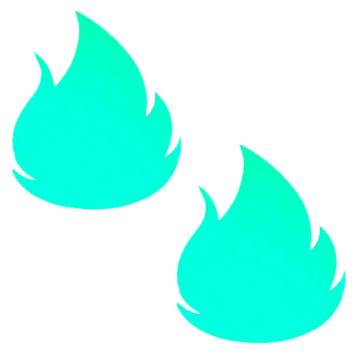 Pasties: Glow in the Dark Flame