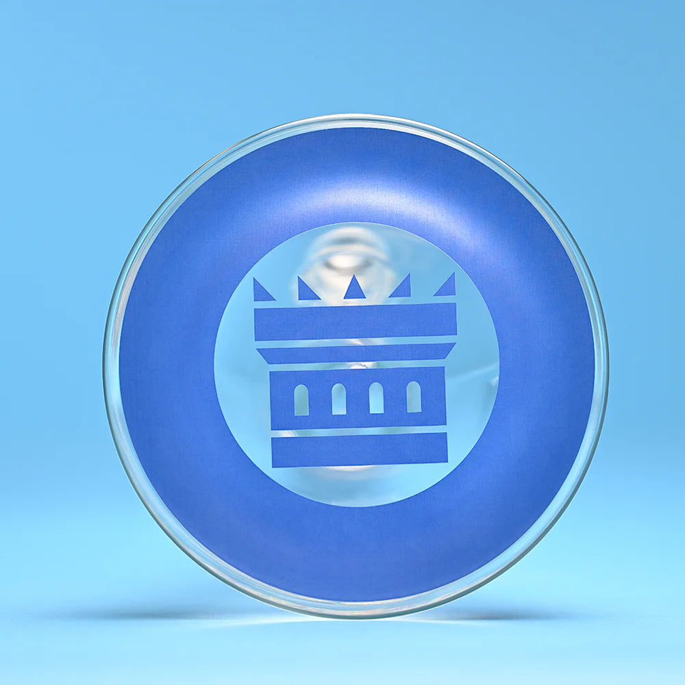Castle Glass: 14" Premium (9mm Thick - Blue)