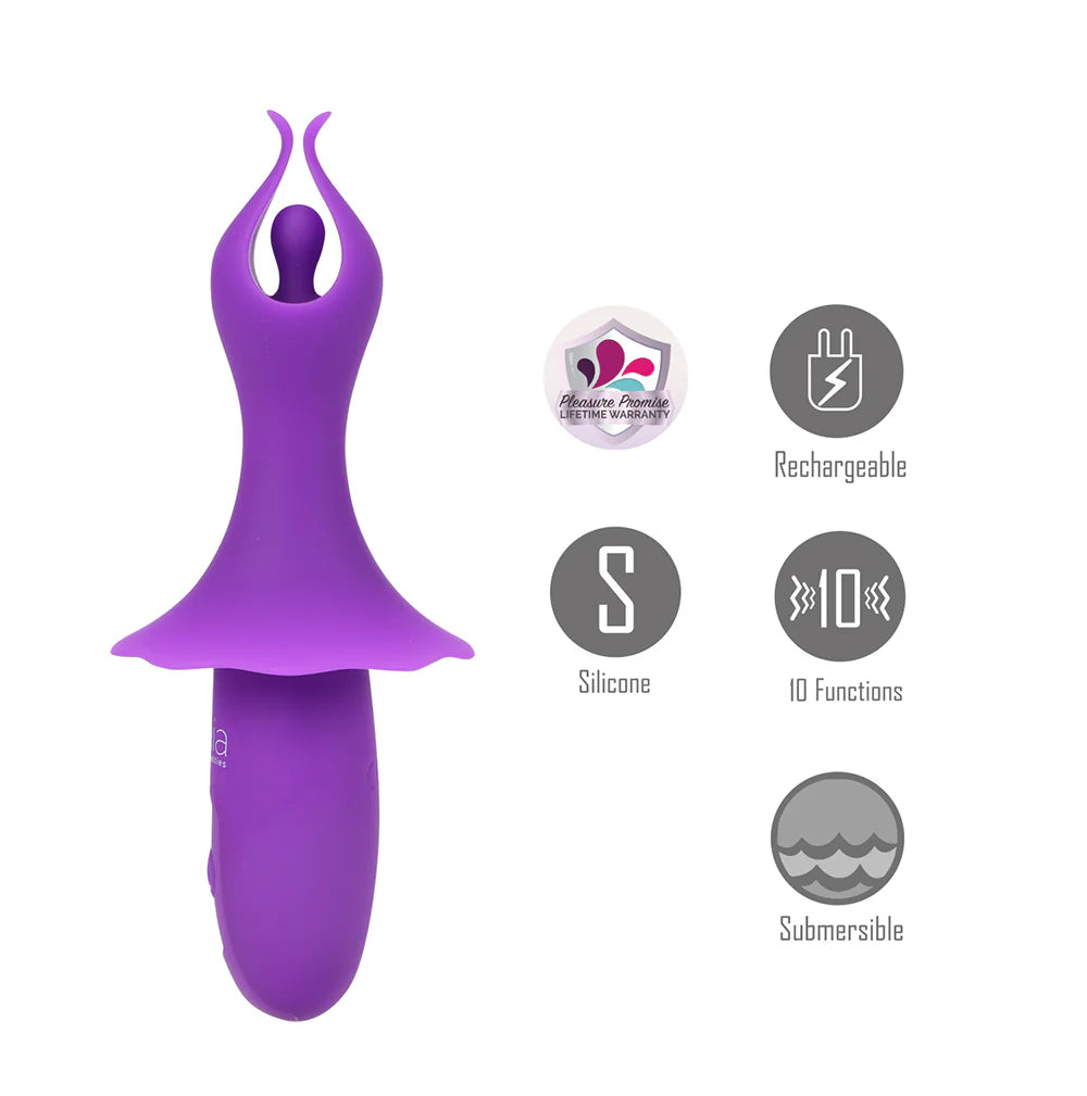 MAIA Sienna Flutter Vibrator-Purple