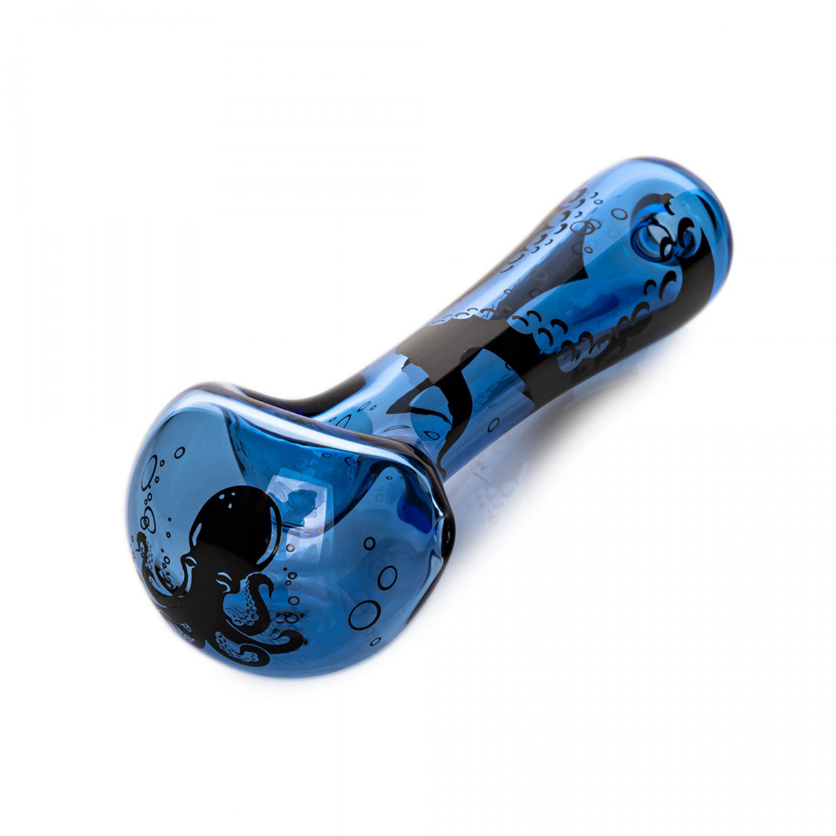 Pipe: Red Eye Glass 4.5" Octopus-Blue