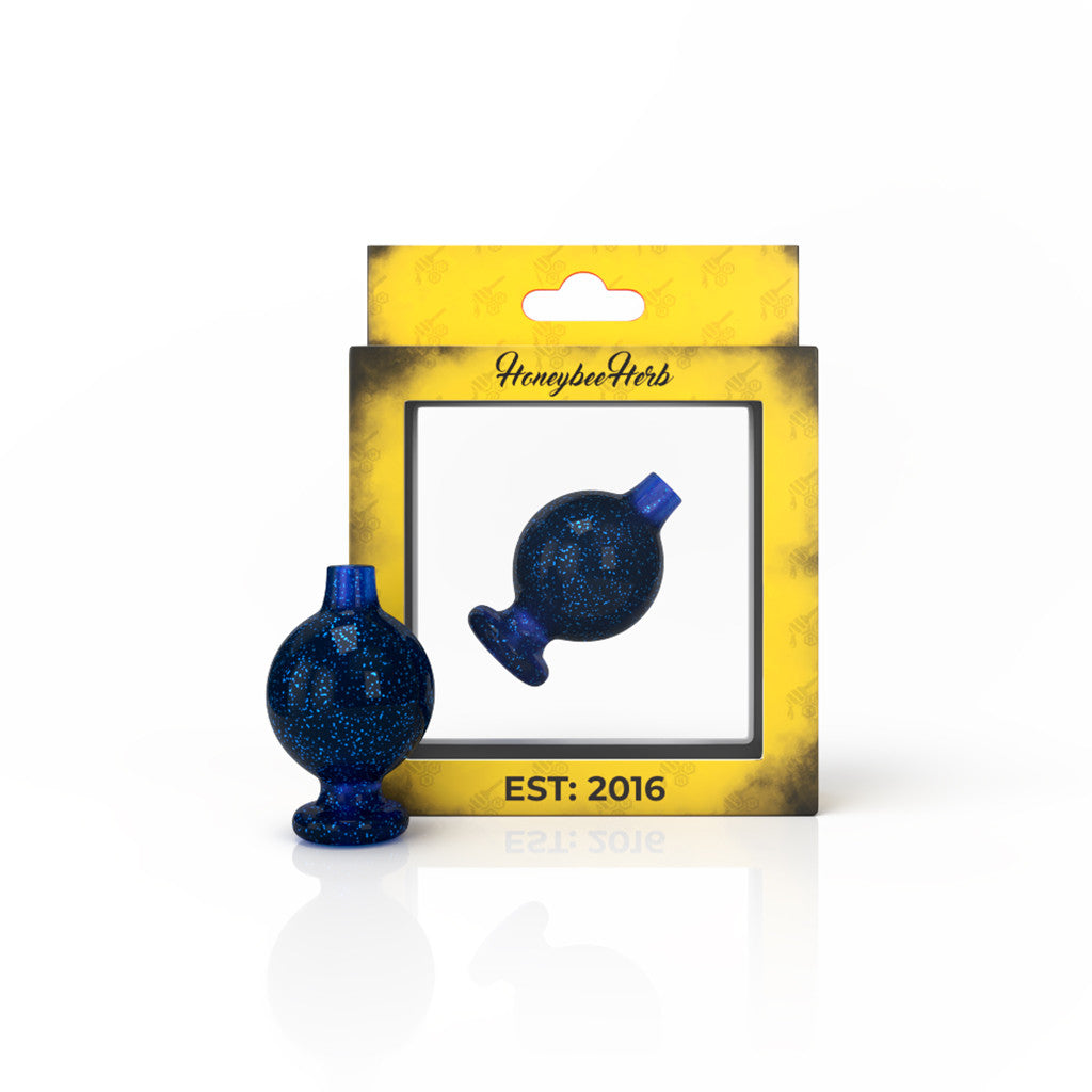 Honeybee Herb: Galaxy Bubble Carb Cap (Blue)