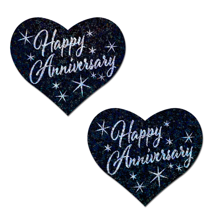 Pasties: Happy Anniversary Heart