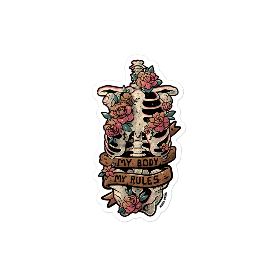 Sticker: My Body My Rules