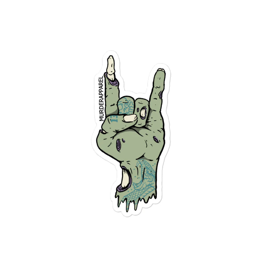 Sticker: Zombie Rocker