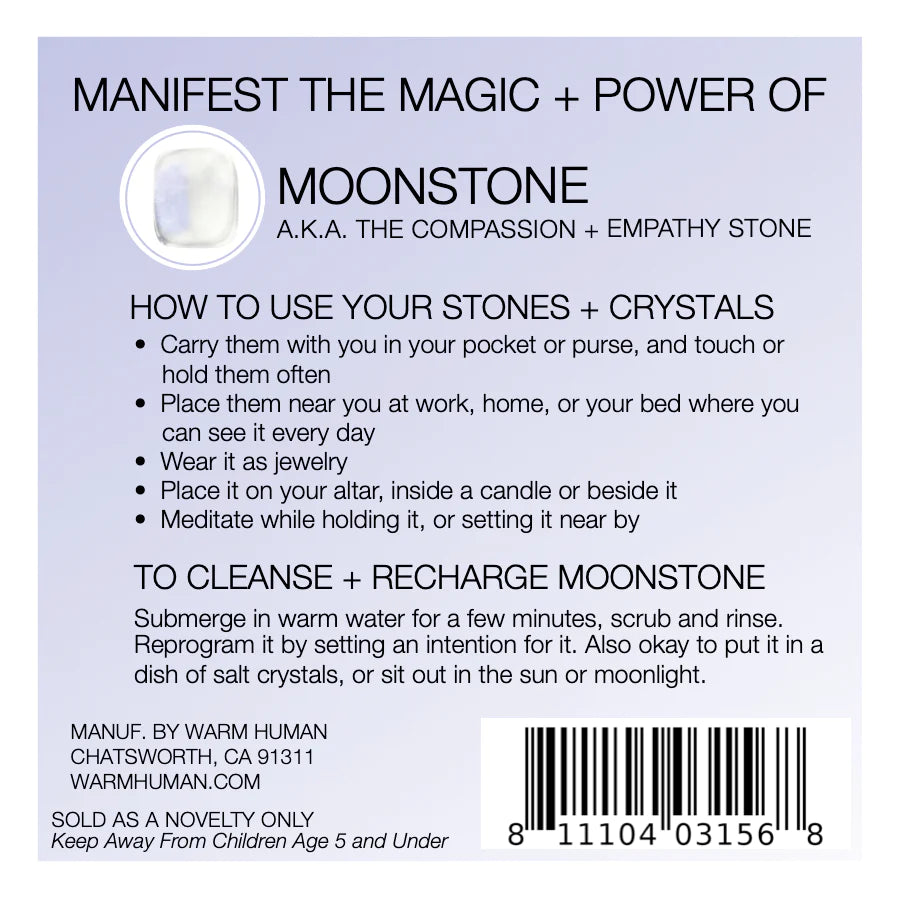 Crystal Card: Moonstone
