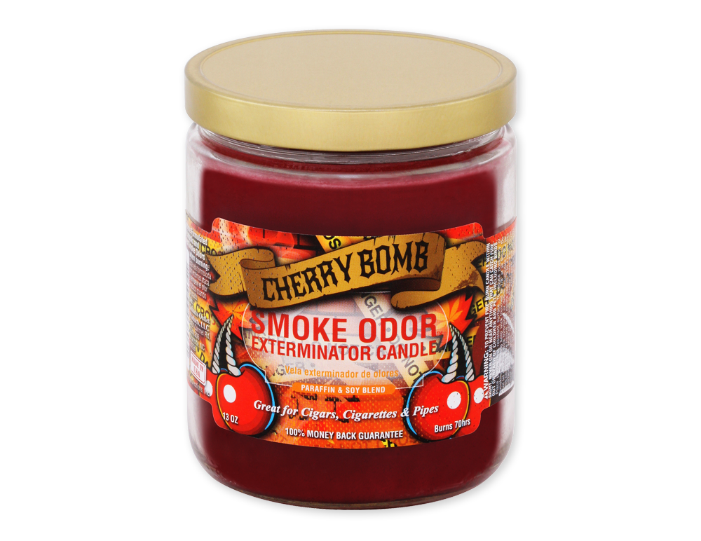 Candle: Smoke Odor 13oz Cherry Bomb