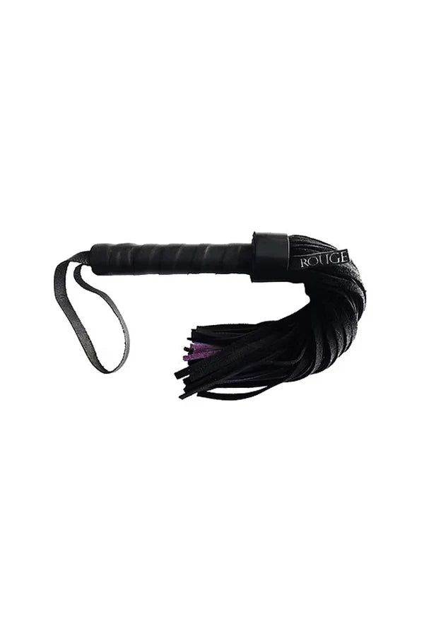 Rouge Small Suede Flogger - Black/Purple