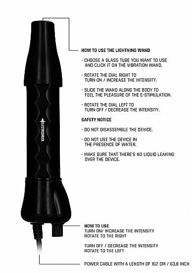 Electro Lightning Wand-Black