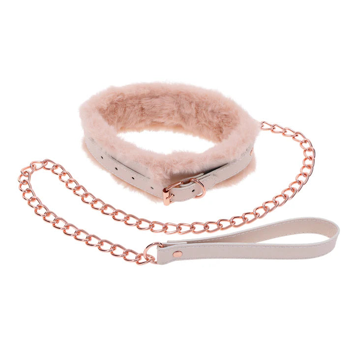 Sex & Mischief Peaches n Creame Fur Collar/Leash