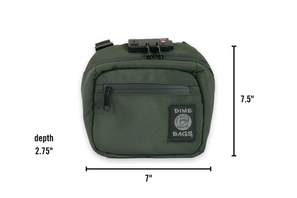 Dime Bags: "Operator" Smell Proof/ Lockable (Green)