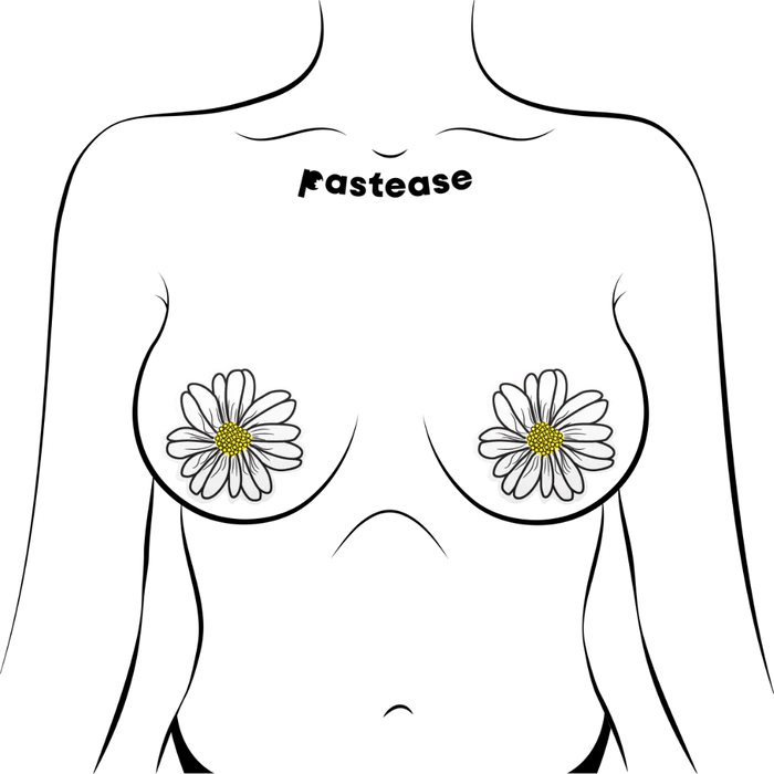 Pasties: Wild Flower White/Yellow