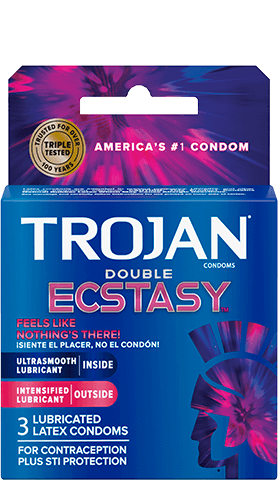 Trojan Double Ecstasy 3pk