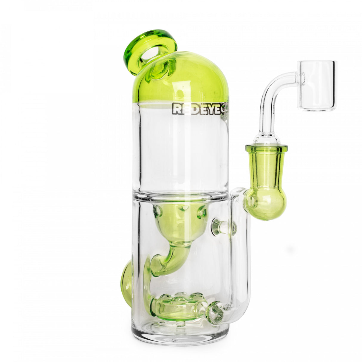 Bong: 7" Alpha Incycler-Lime Green