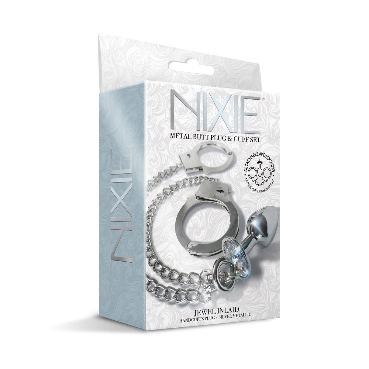 NIXIE Metal Plug/Cuff Set-Small Silver