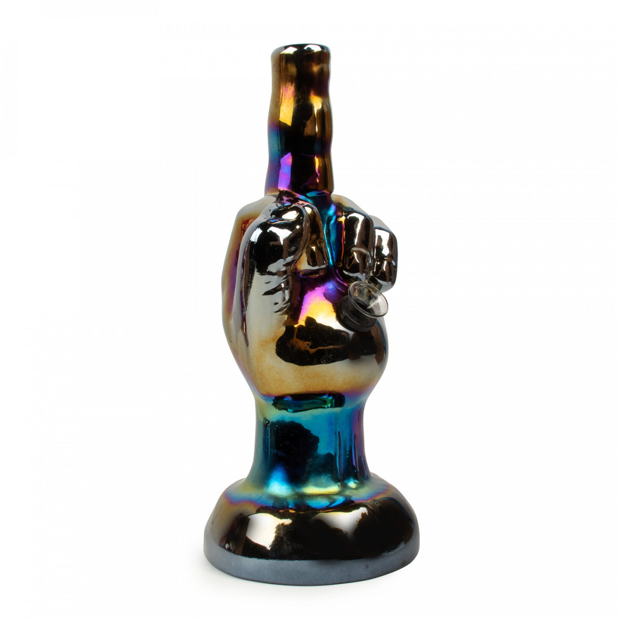 Bong: Retro Glass 10" Flippin The Bird