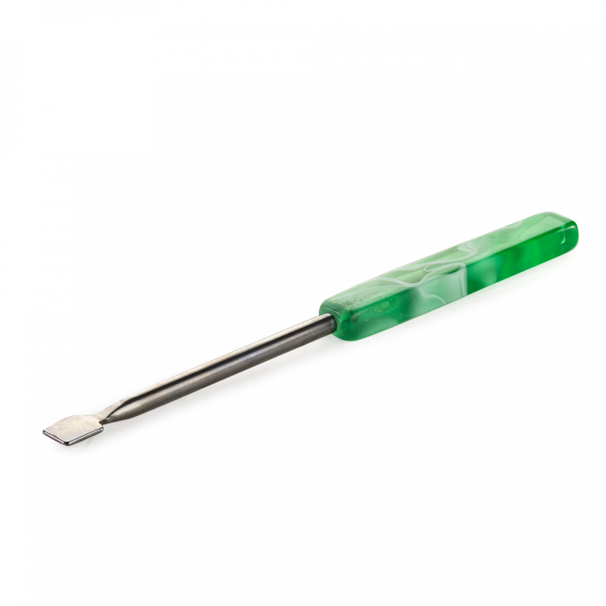 Red Eye Glass 6" Glass Dab Tool-Green