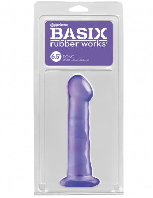 Basix 6.5" Dong - Purple