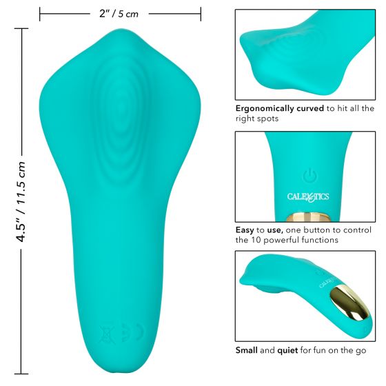 Slay Pleasure Clit Stimulator-Teal