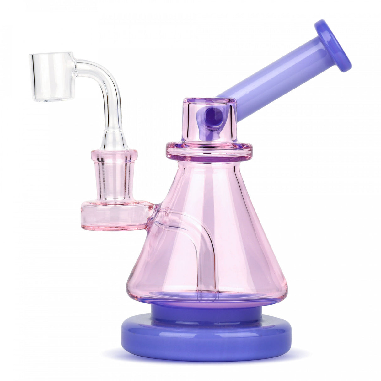 Rig: 6" Floating Beaker Rig -Pink/Purple