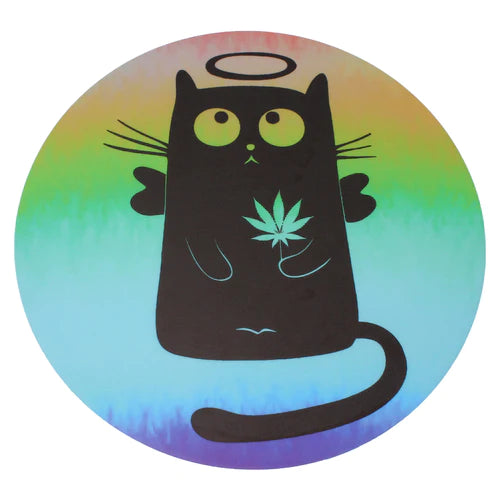 Angel Cat 8" Dab Mat