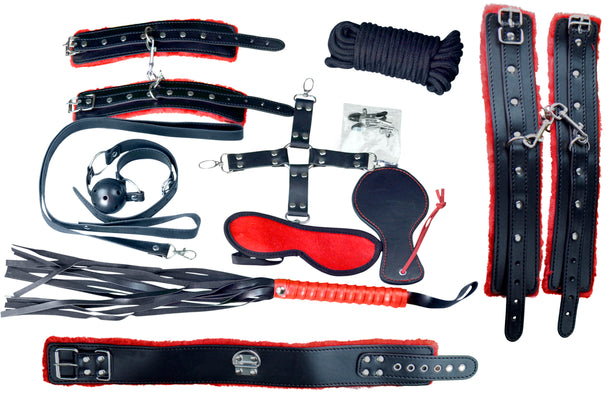 Deluxe Bondage Kit-Red