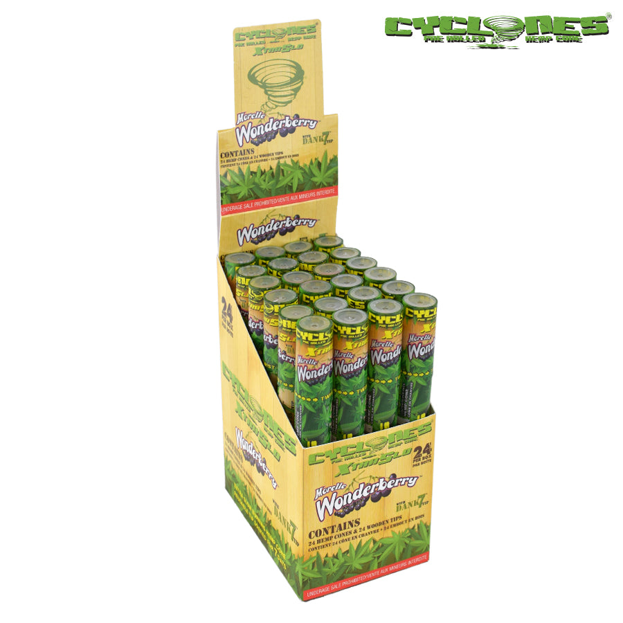 Paper: Cyclones Hemp Wrap-Wonderberry