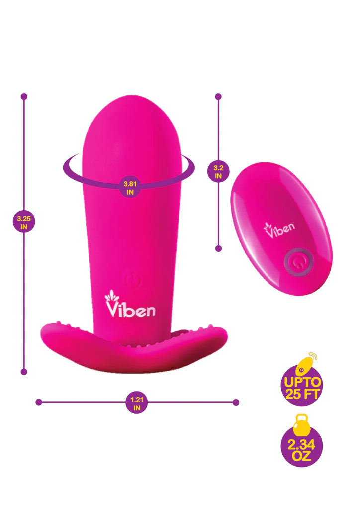 Viben Intrigue Remote Control G-Spot-Pink