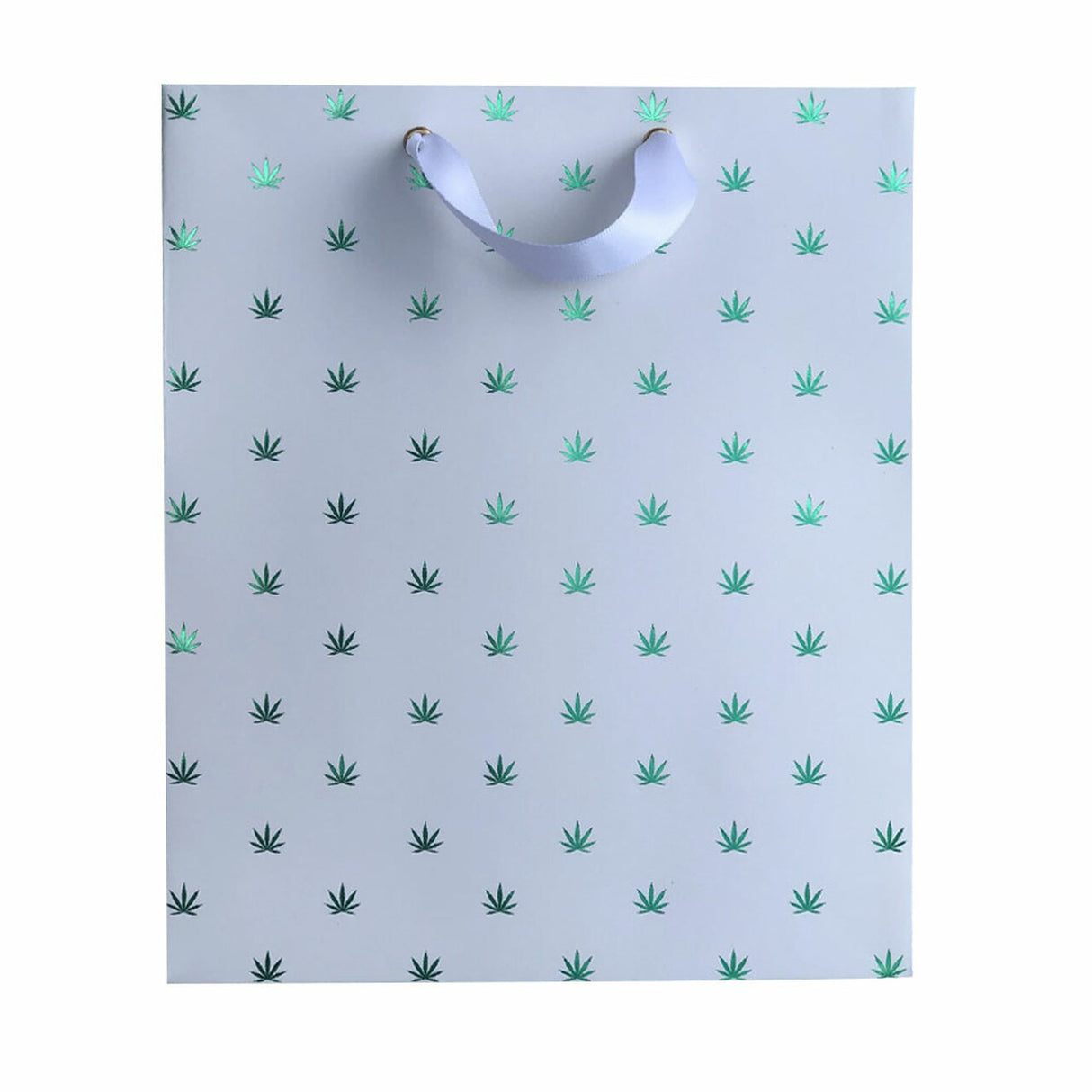 KushKards Gift Bag - Green Leaves