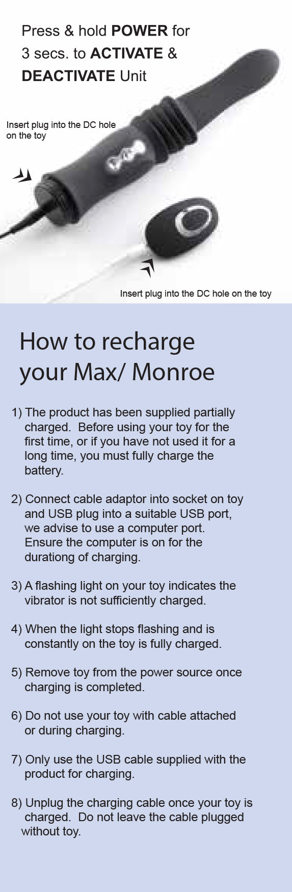 MAIA Monroe Thrusting Love Machine-Purple