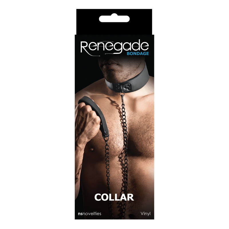 Renegade Bondage Collar-Black