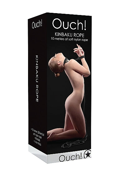Ouch Kinbaku Rope 10m-Black