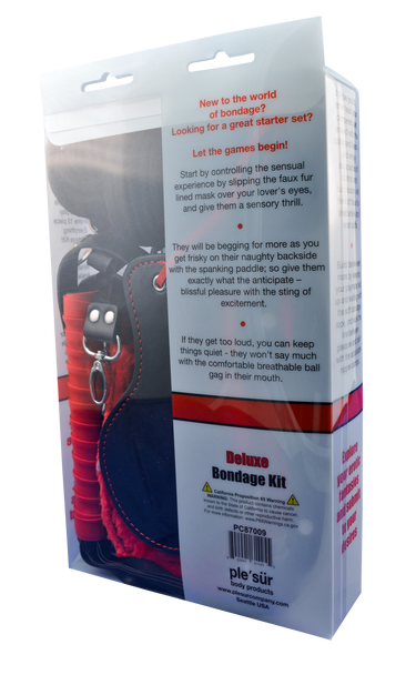 Deluxe Bondage Kit-Red