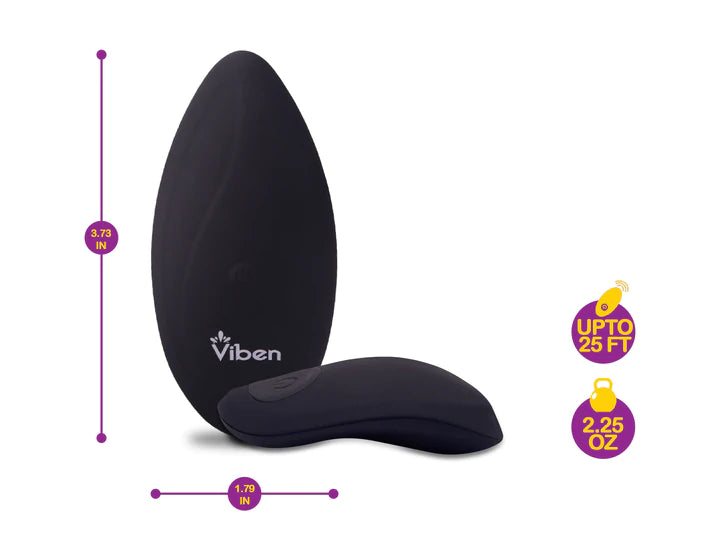 Viben Racy Remote Control Panty Vibe-Black