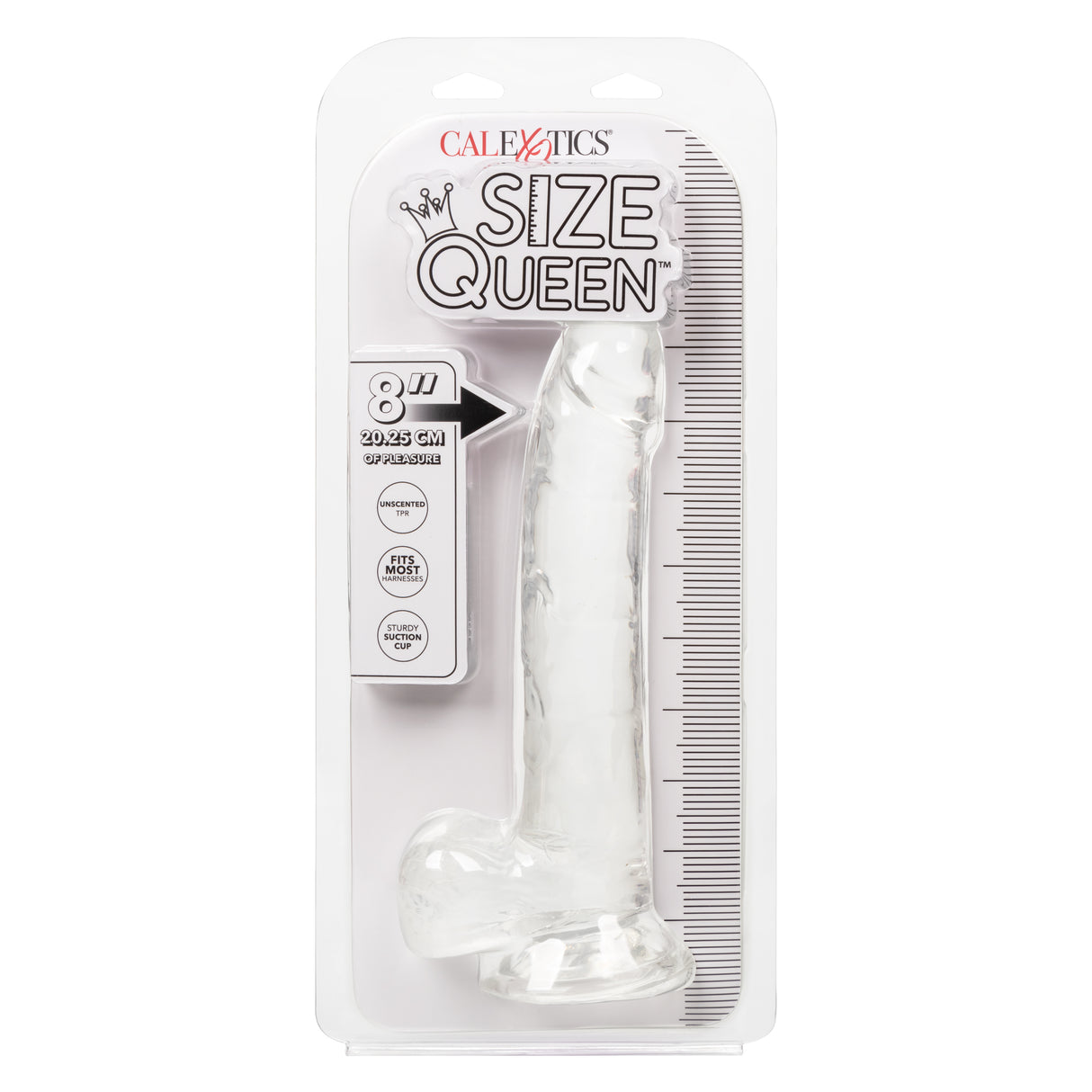Size Queen Dong - Clear 8"