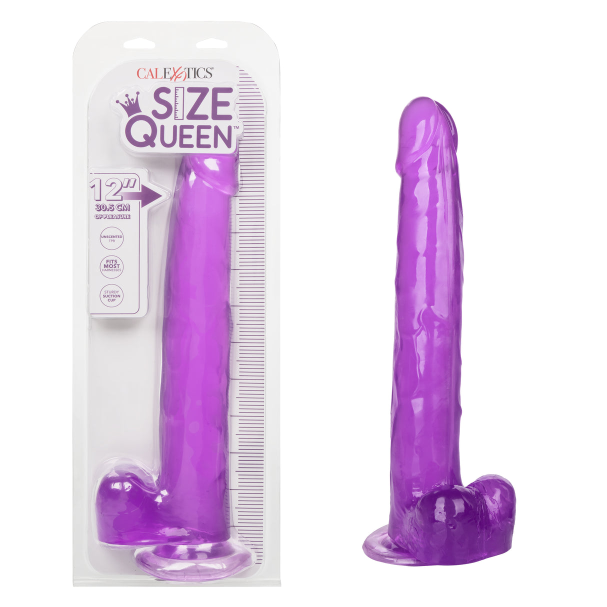 Size Queen Dong - Purple 12"