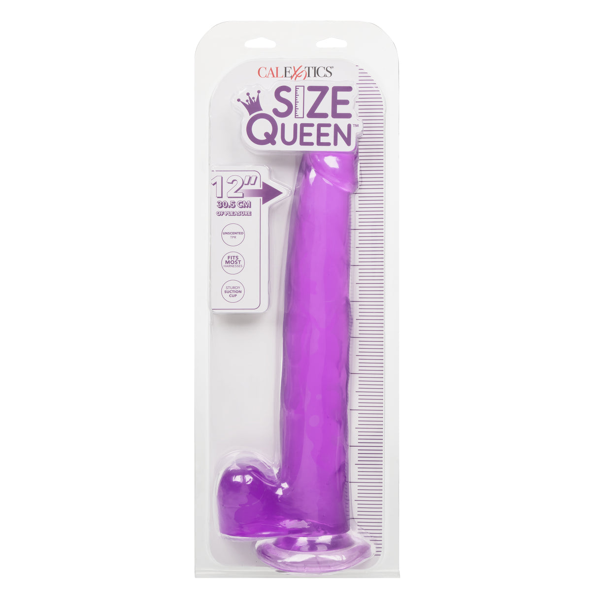Size Queen Dong - Purple 12"