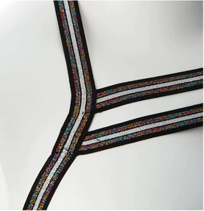 Gender Fluid Harness-Silver Lining L/XXL